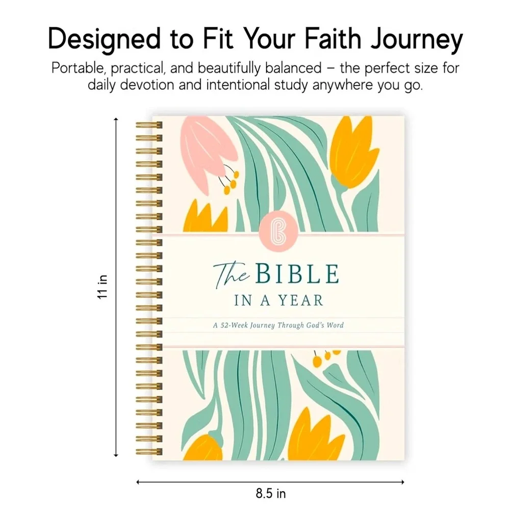 Official Spiral Bible in a Year 52 Week Guided Reading Plan Daily Devotional
